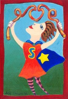 Super Person With A Jump Rope